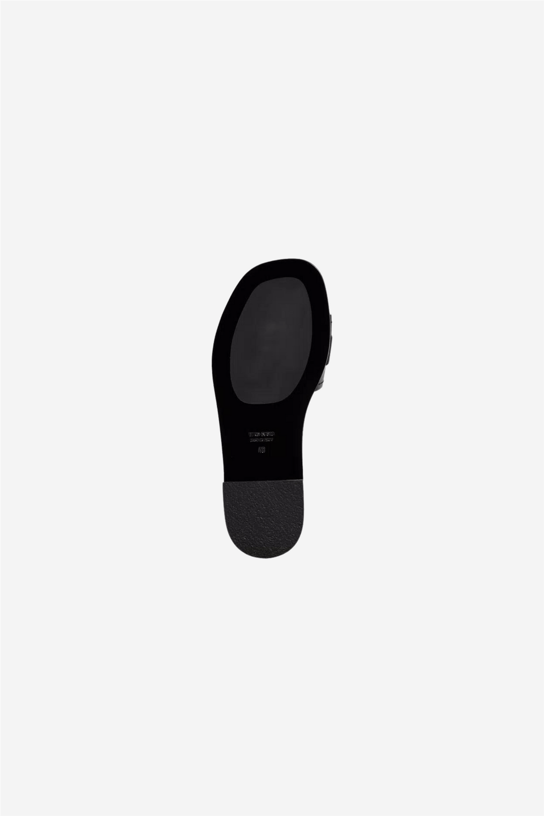 Moncler Sko Bell Leather Sliders Black
