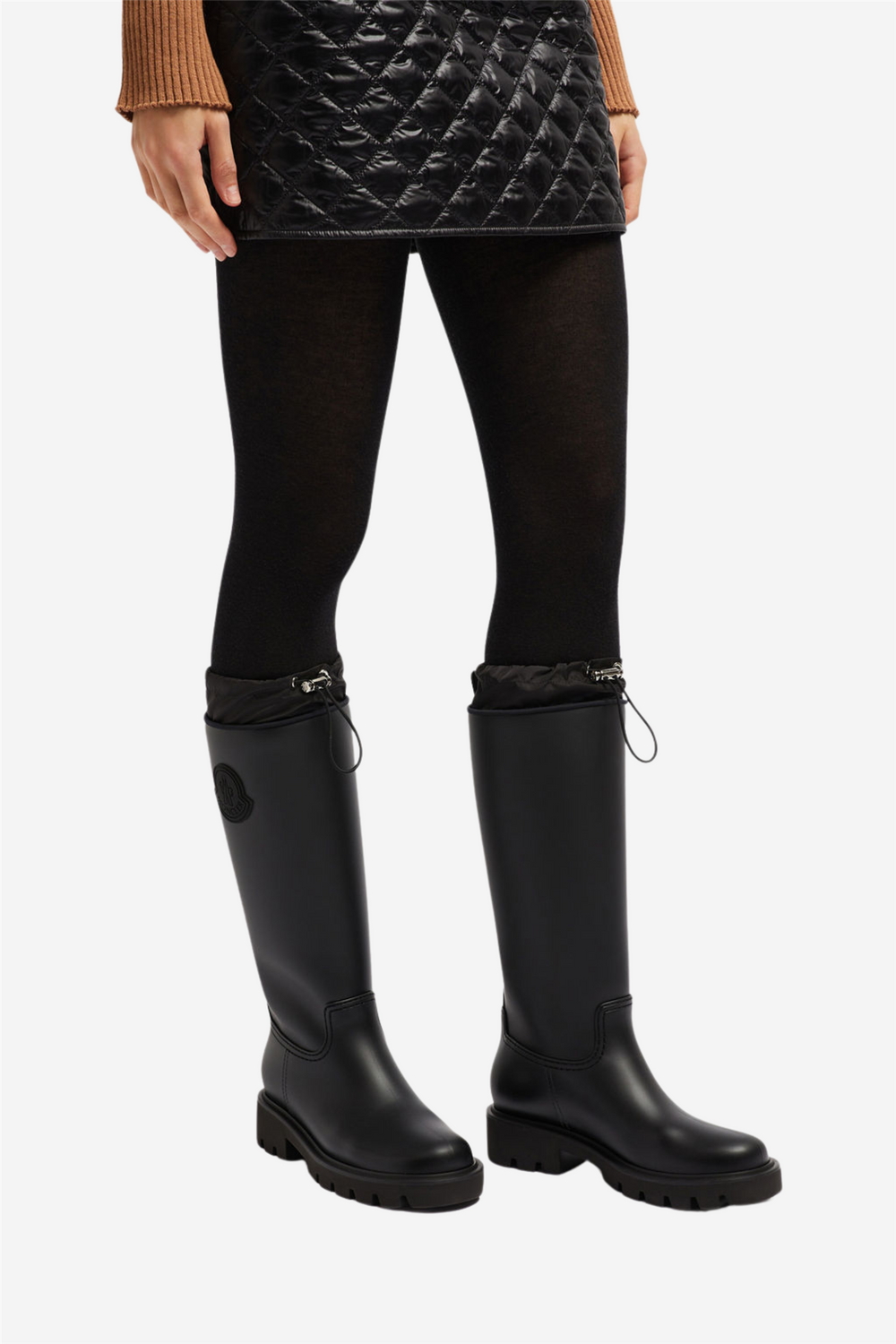 Moncler Sko Kickstream High Rain Boots Black