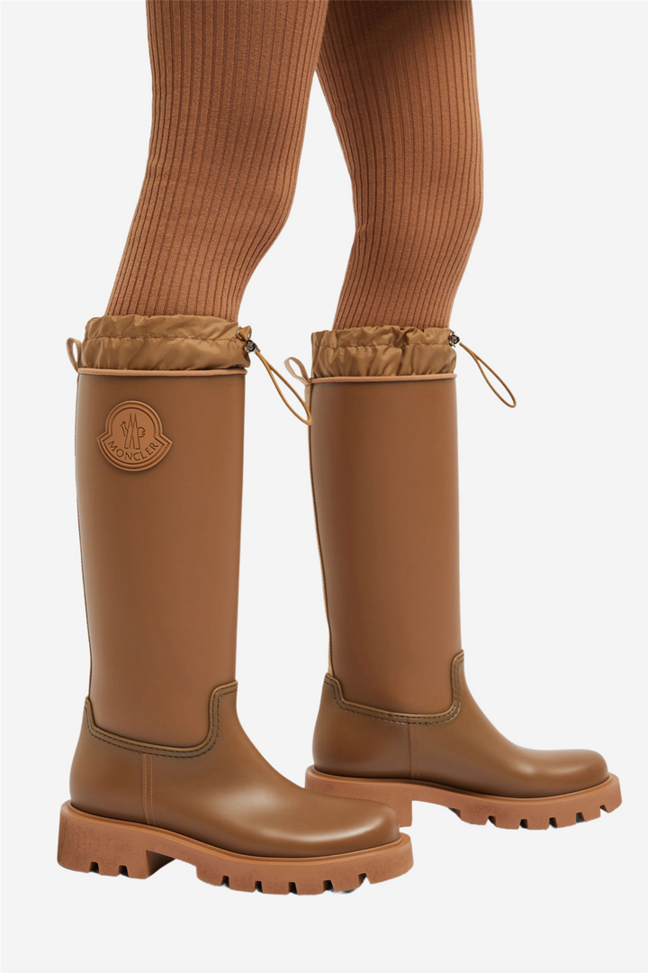 Moncler Sko Kickstream High Rain Boots Medium Beige