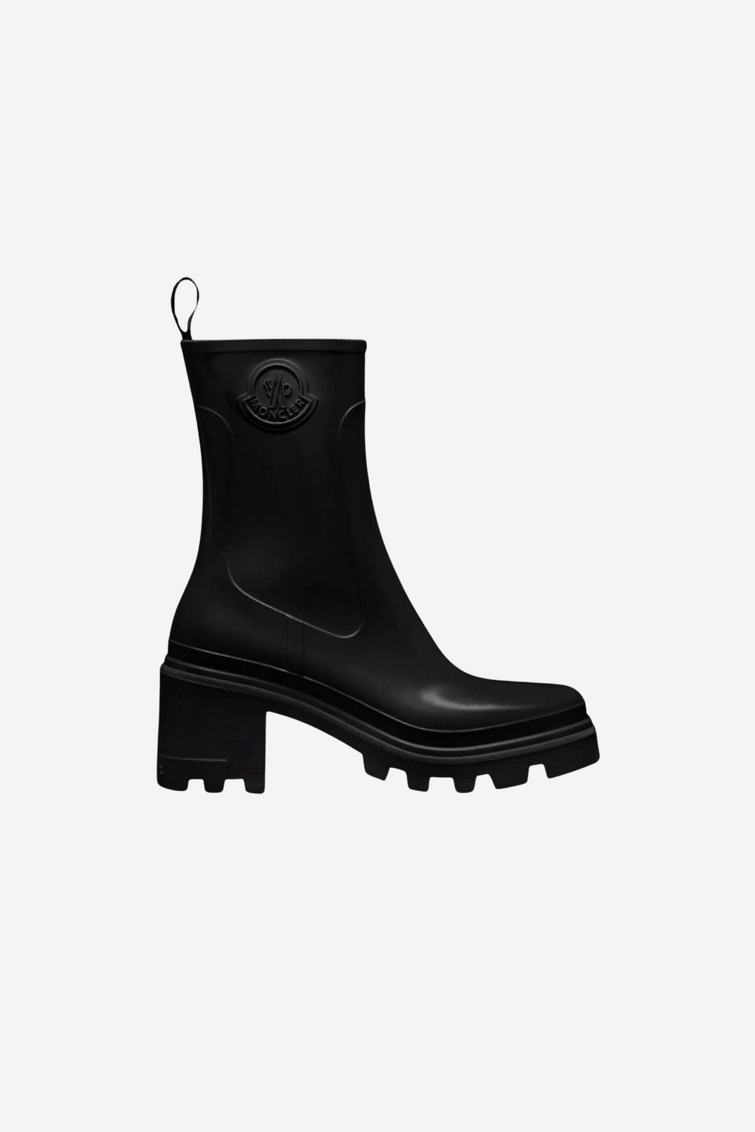 Moncler Sko Loftgrip Embossed Rubber Rain Boots