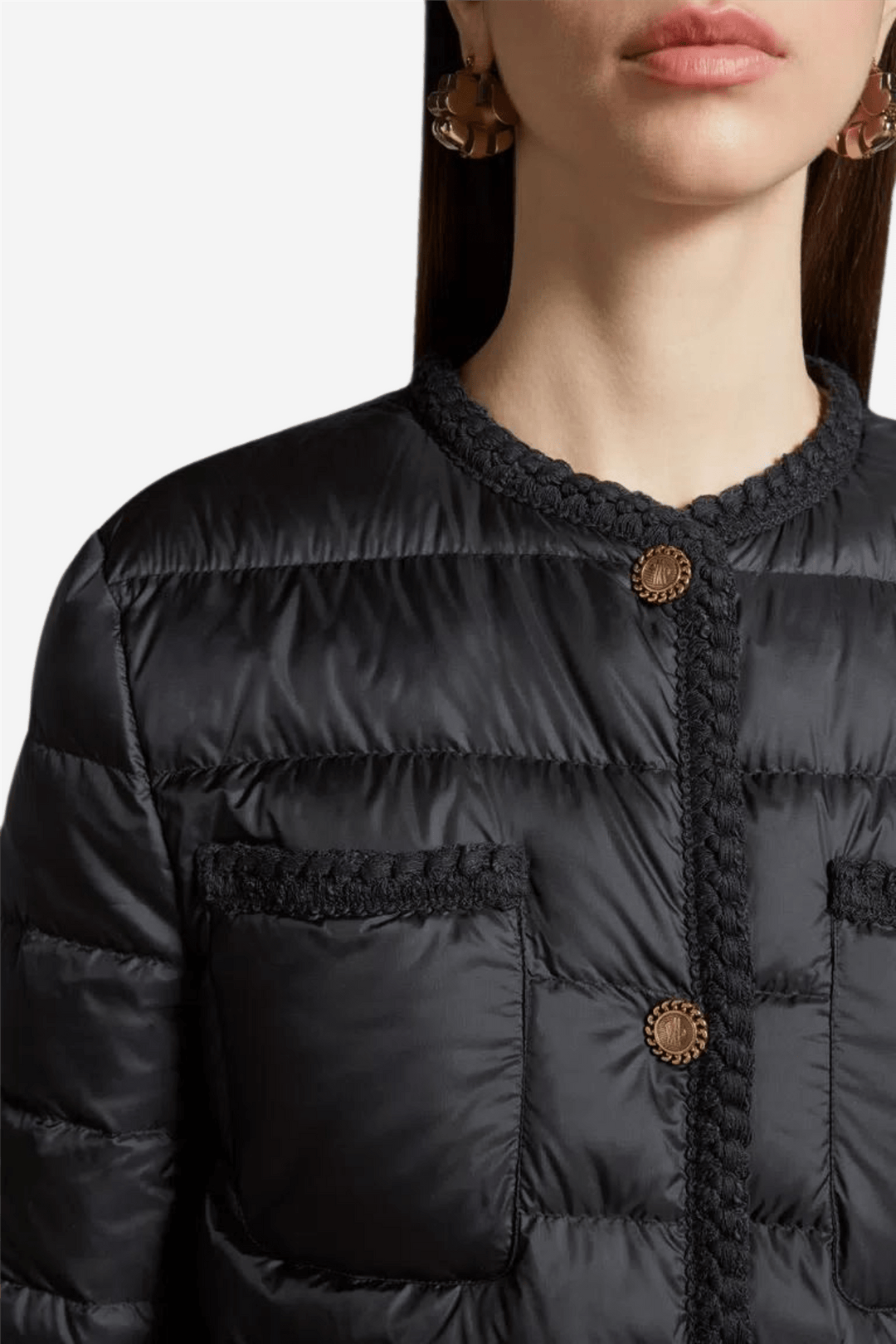 Moncler Yttertøy Aristeo Short Down Jacket Black
