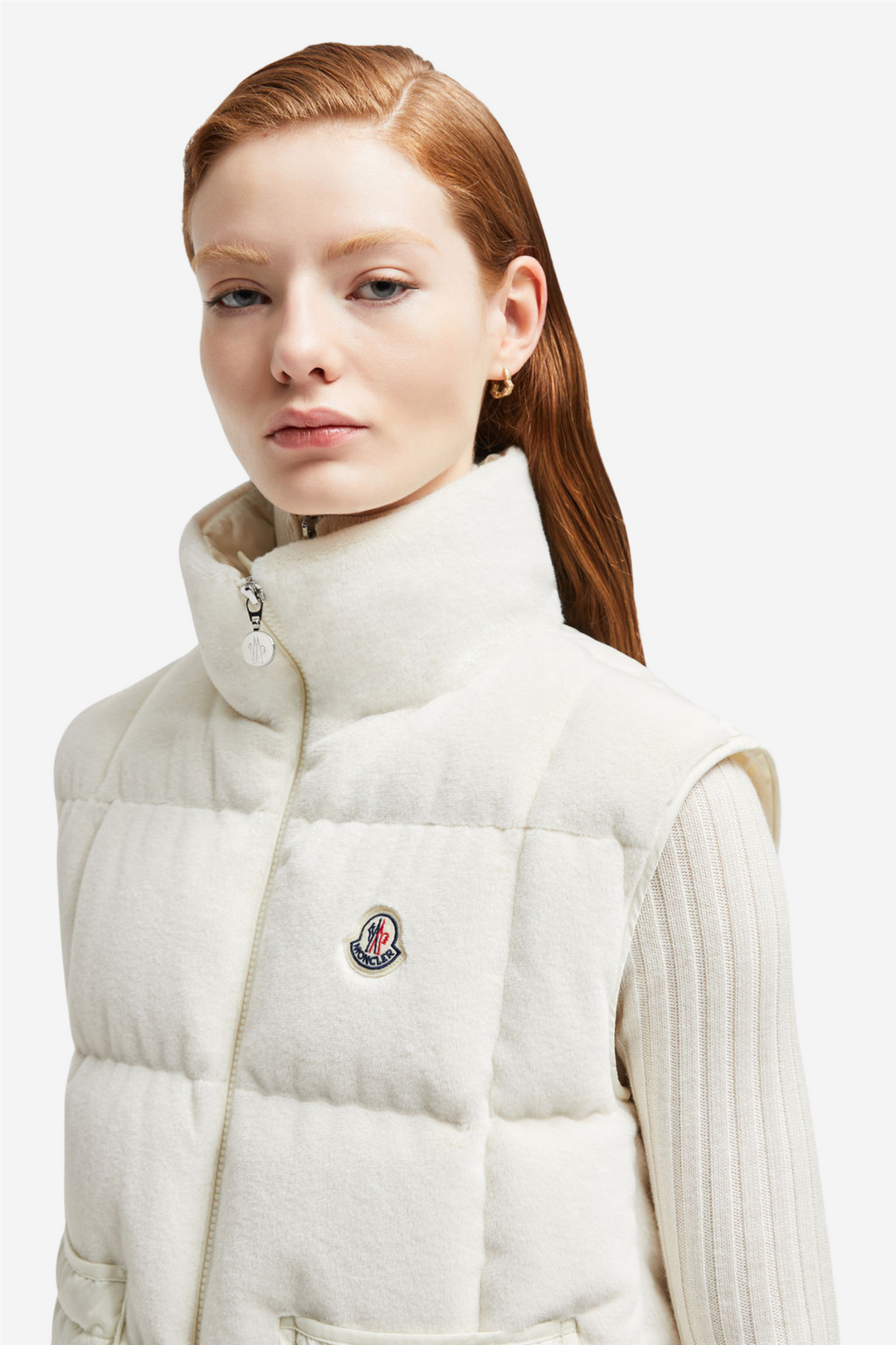 Moncler Yttertøy Arques Giubbotto Vest Natural