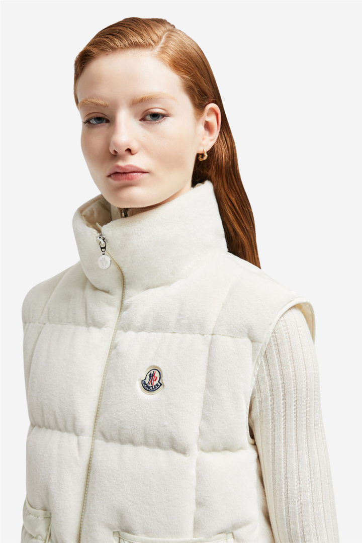 Moncler Yttertøy Arques Giubbotto Vest Natural