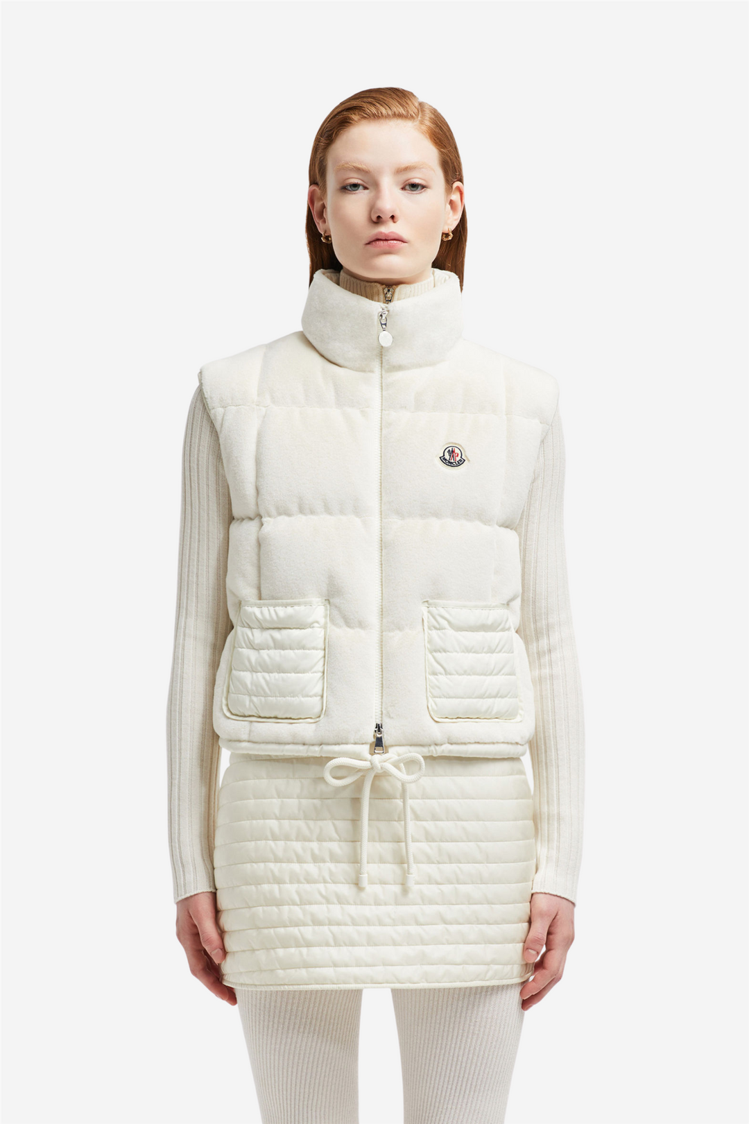 Moncler Yttertøy Arques Giubbotto Vest Natural