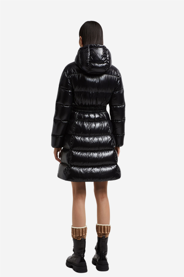 Moncler Yttertøy Bellevue Long Down Jacket Black