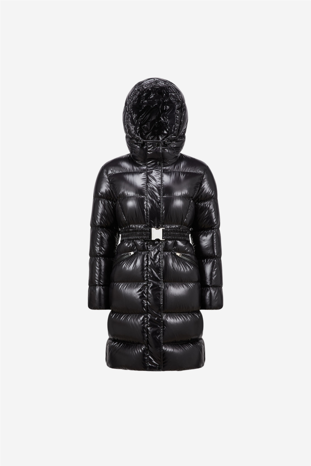 Moncler Yttertøy Bellevue Long Down Jacket Black