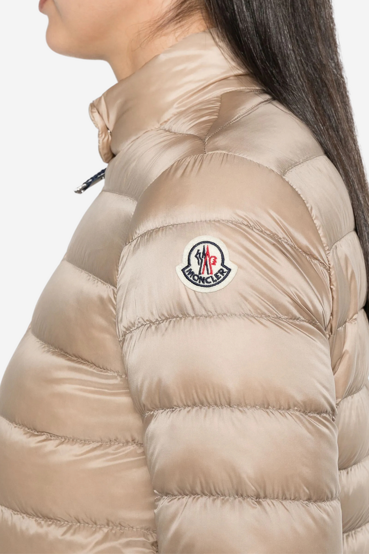 Moncler Yttertøy Lans Short Down Jacket Light Beige
