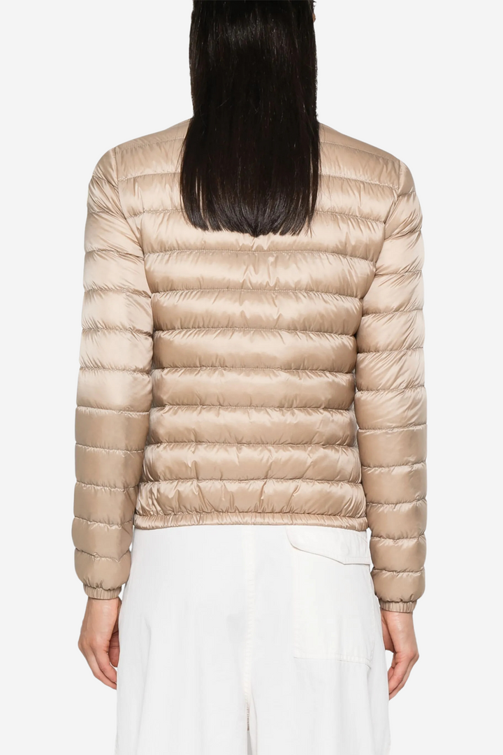 Moncler Yttertøy Lans Short Down Jacket Light Beige