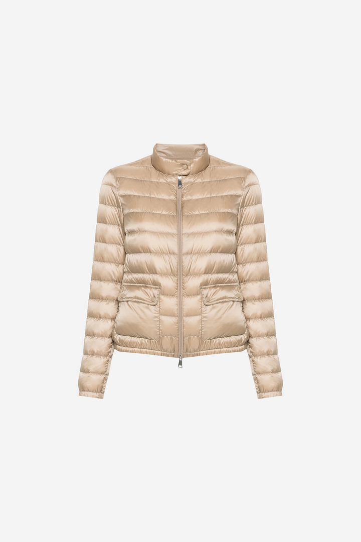 Moncler Yttertøy Lans Short Down Jacket Light Beige