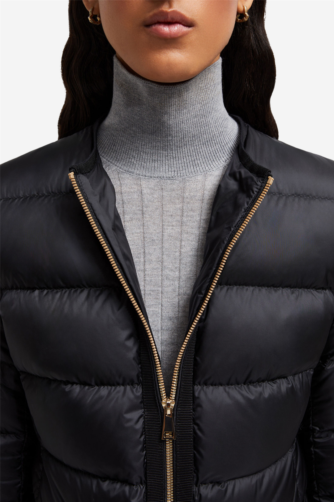 Moncler Yttertøy Laurine Short Down Jacket Black