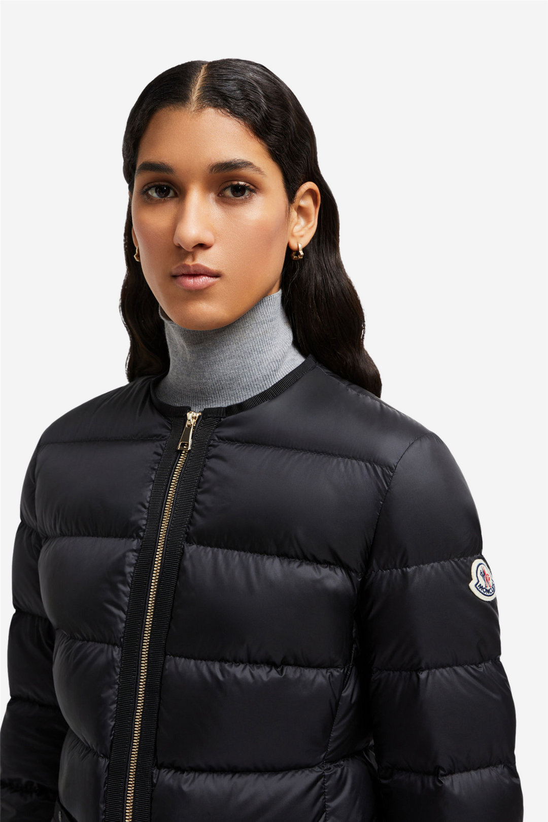 Moncler Yttertøy Laurine Short Down Jacket Black
