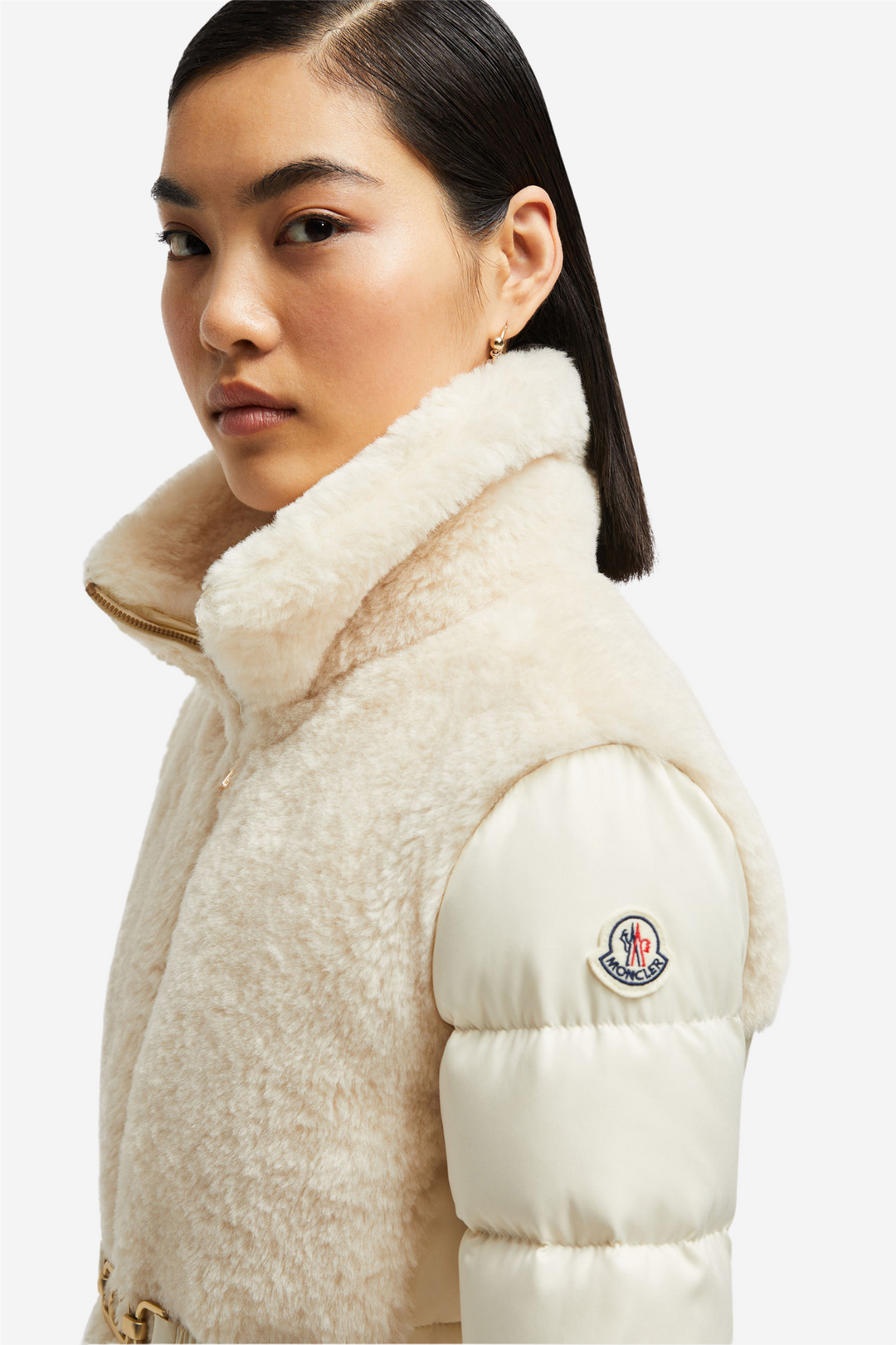 Moncler Yttertøy Oiron Short Jacket Natural