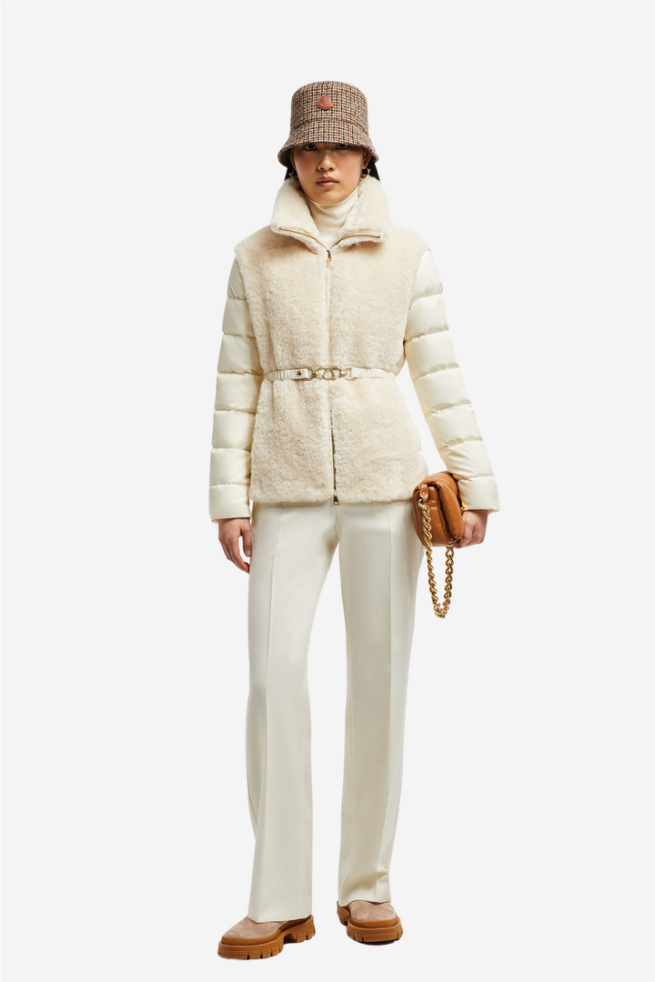 Moncler Yttertøy Oiron Short Jacket Natural