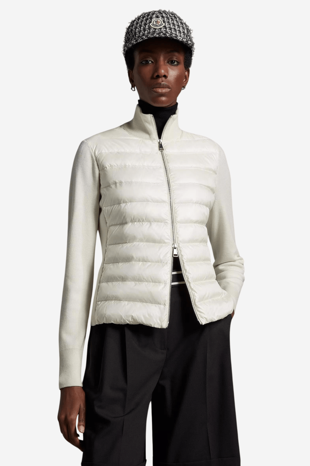 Moncler Yttertøy Padded Wool Cardigan
