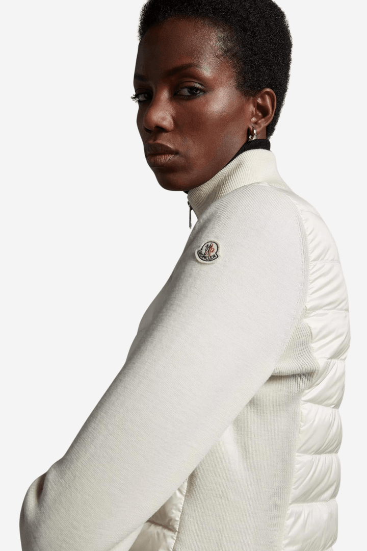 Moncler Yttertøy Padded Wool Cardigan