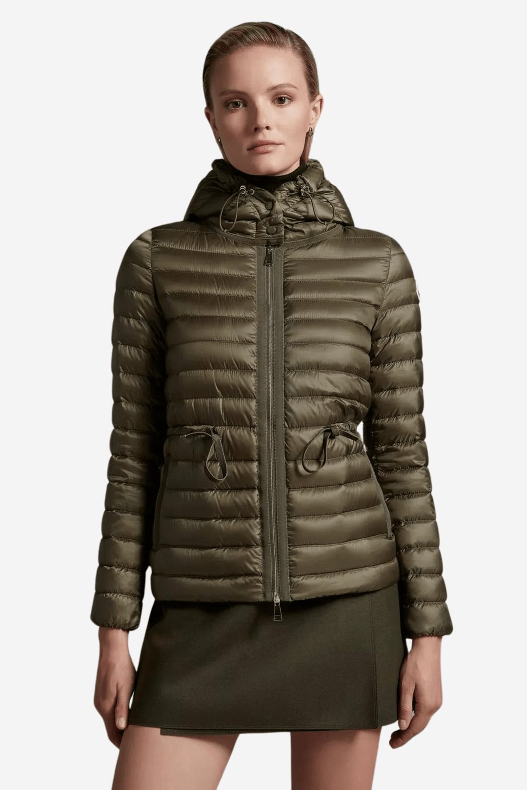 Moncler raie hooded down jacket hotsell