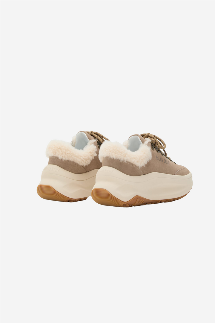 Moon Boot Sko City Shearling Sand