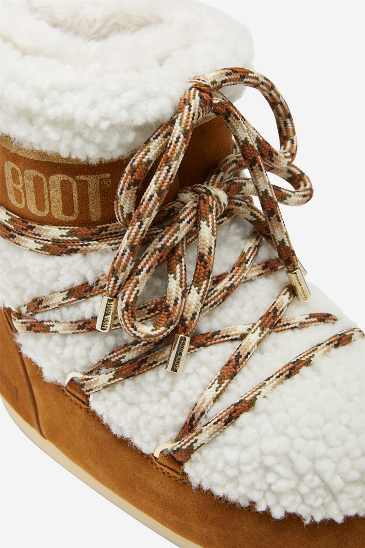 Moon Boot Sko Icon Low Shearling Whisky/Off White