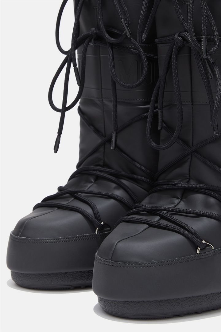 Moon Boot Sko Icon Rubber Boots Black