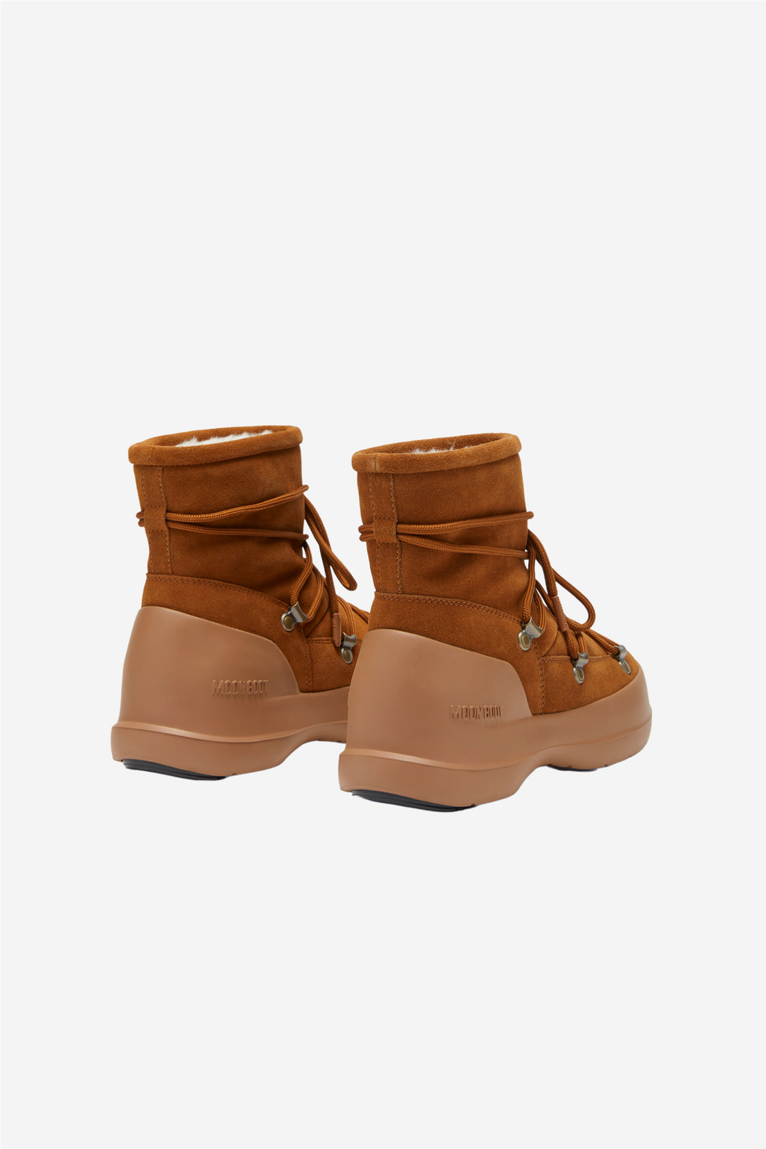 Moon Boot Sko Luna Boot Suede Cognac