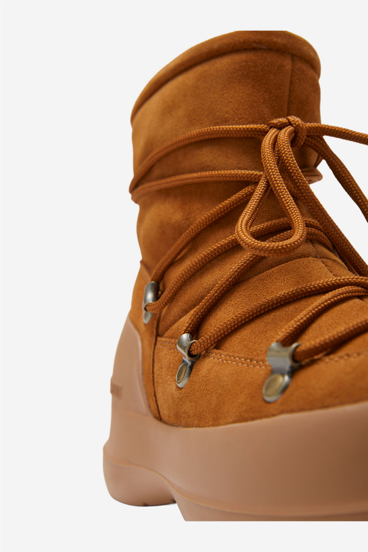 Moon Boot Sko Luna Boot Suede Cognac