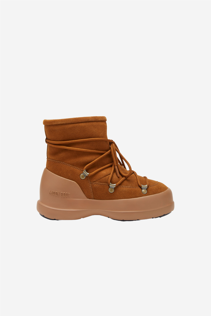 Moon Boot Sko Luna Boot Suede Cognac