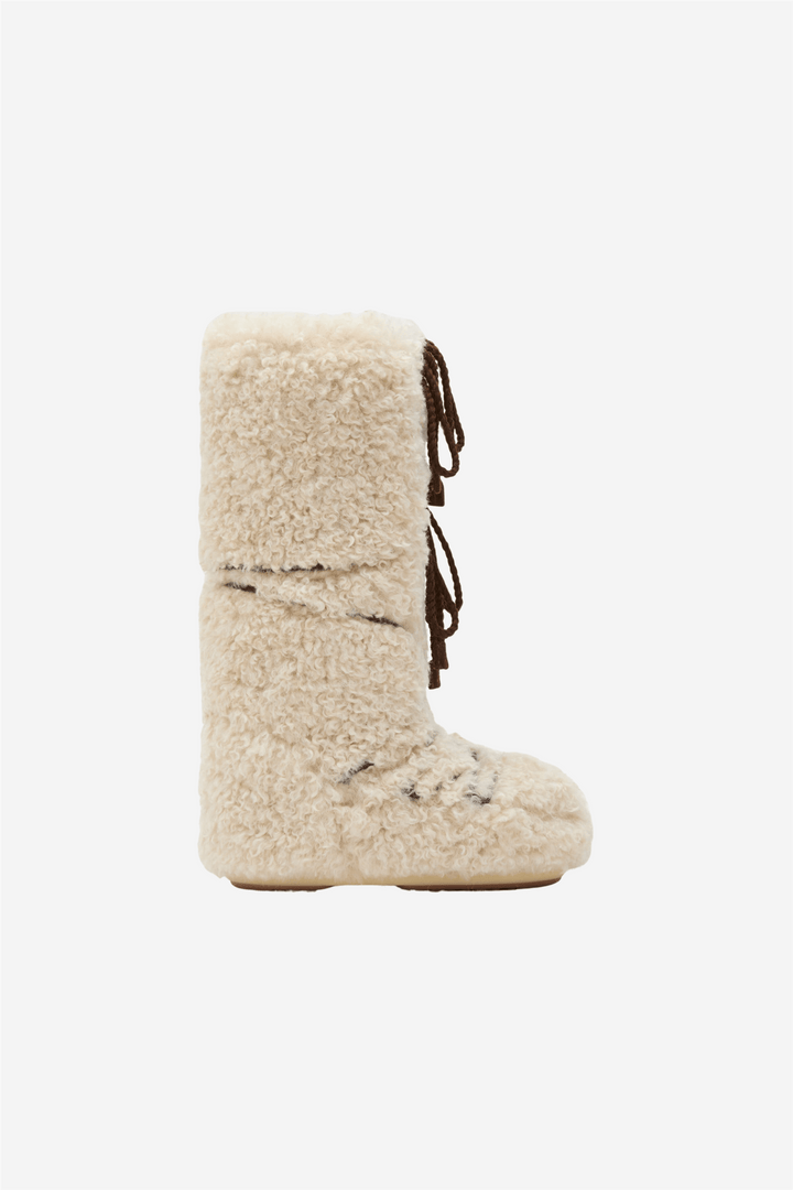 Moon Boot Sko MB Icon Curly Extra Ecru