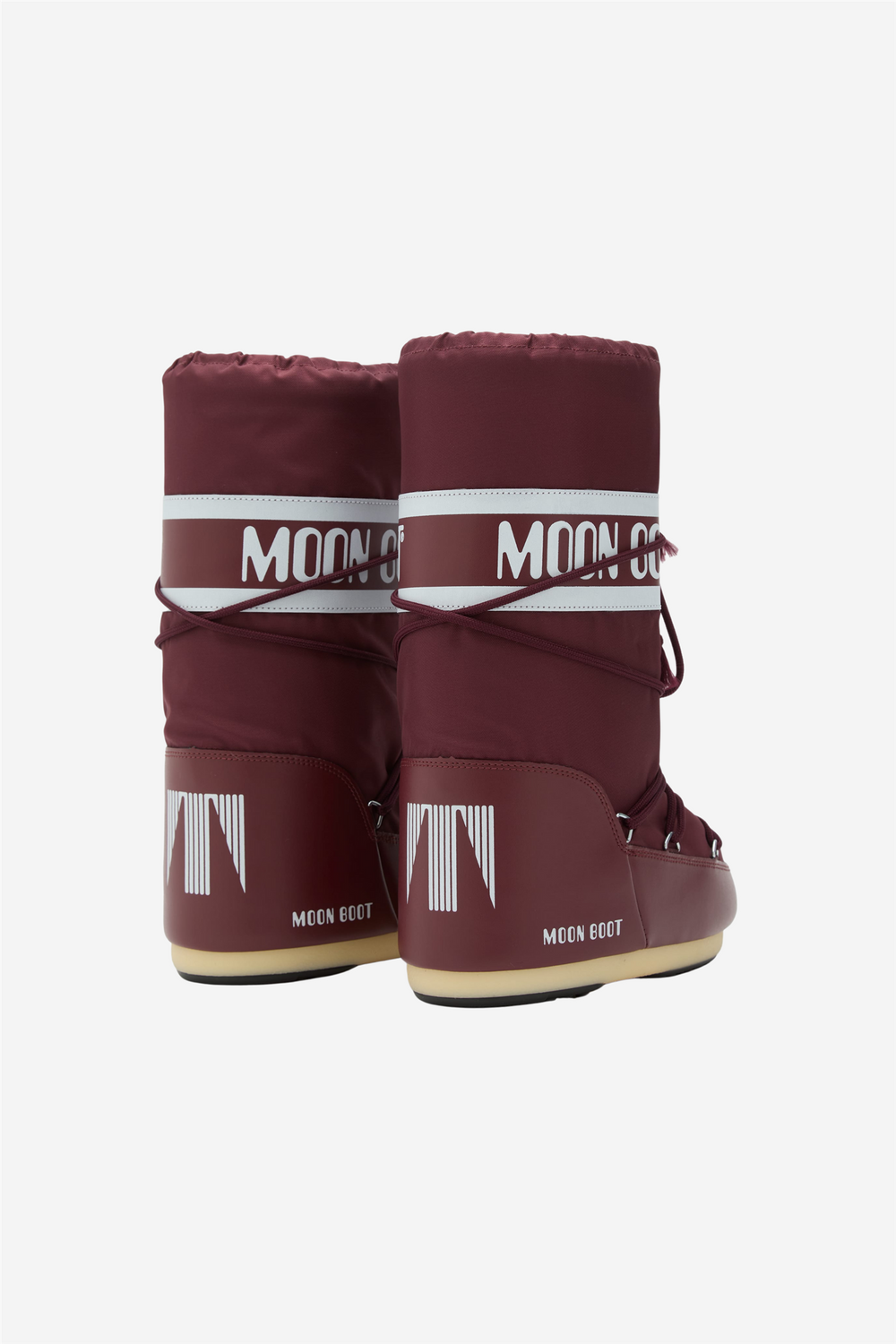 Moon Boot Sko MB Icon Nylon Burgundy