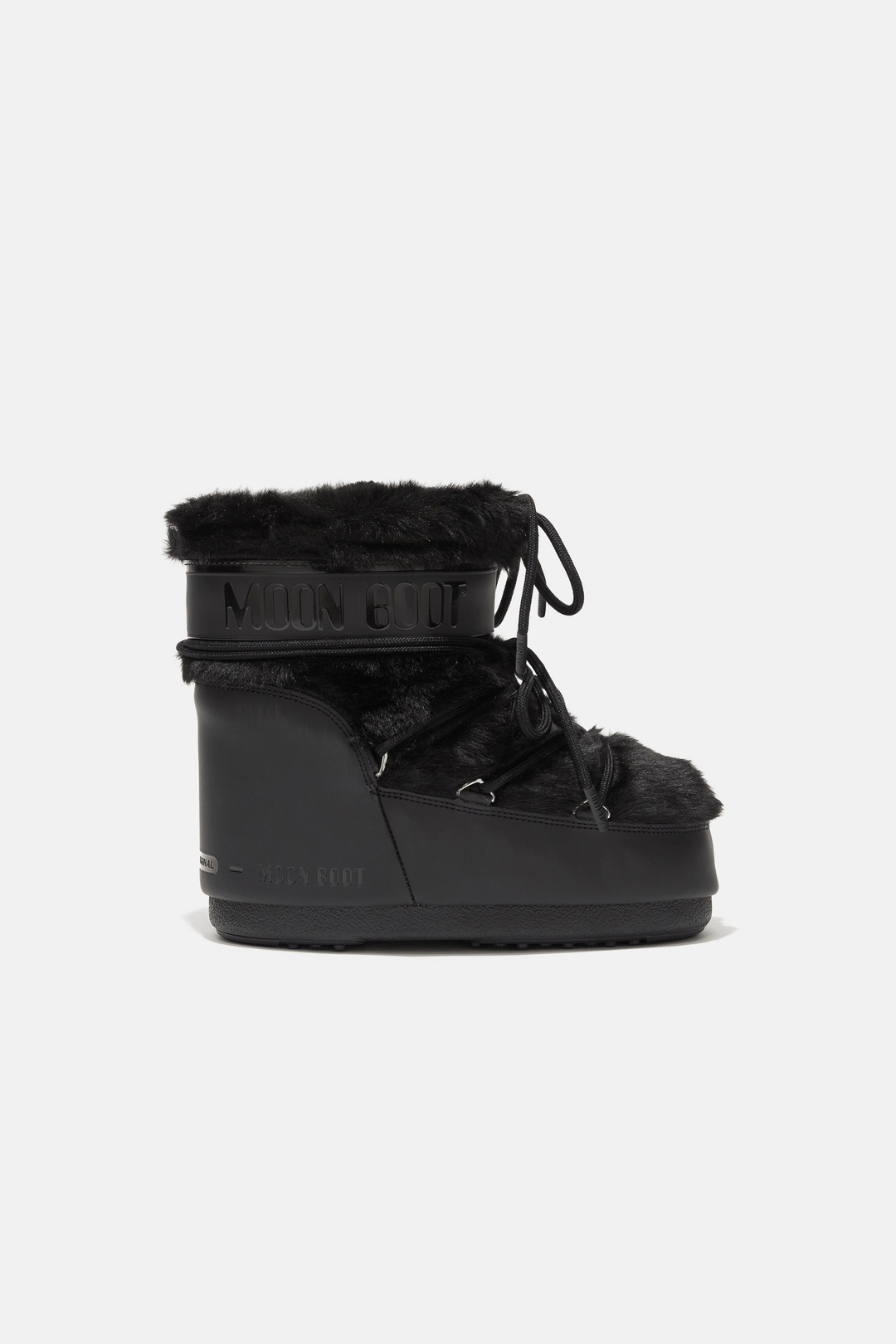 Moon Boots Sko Icon Black Low Faux-Fur Boots