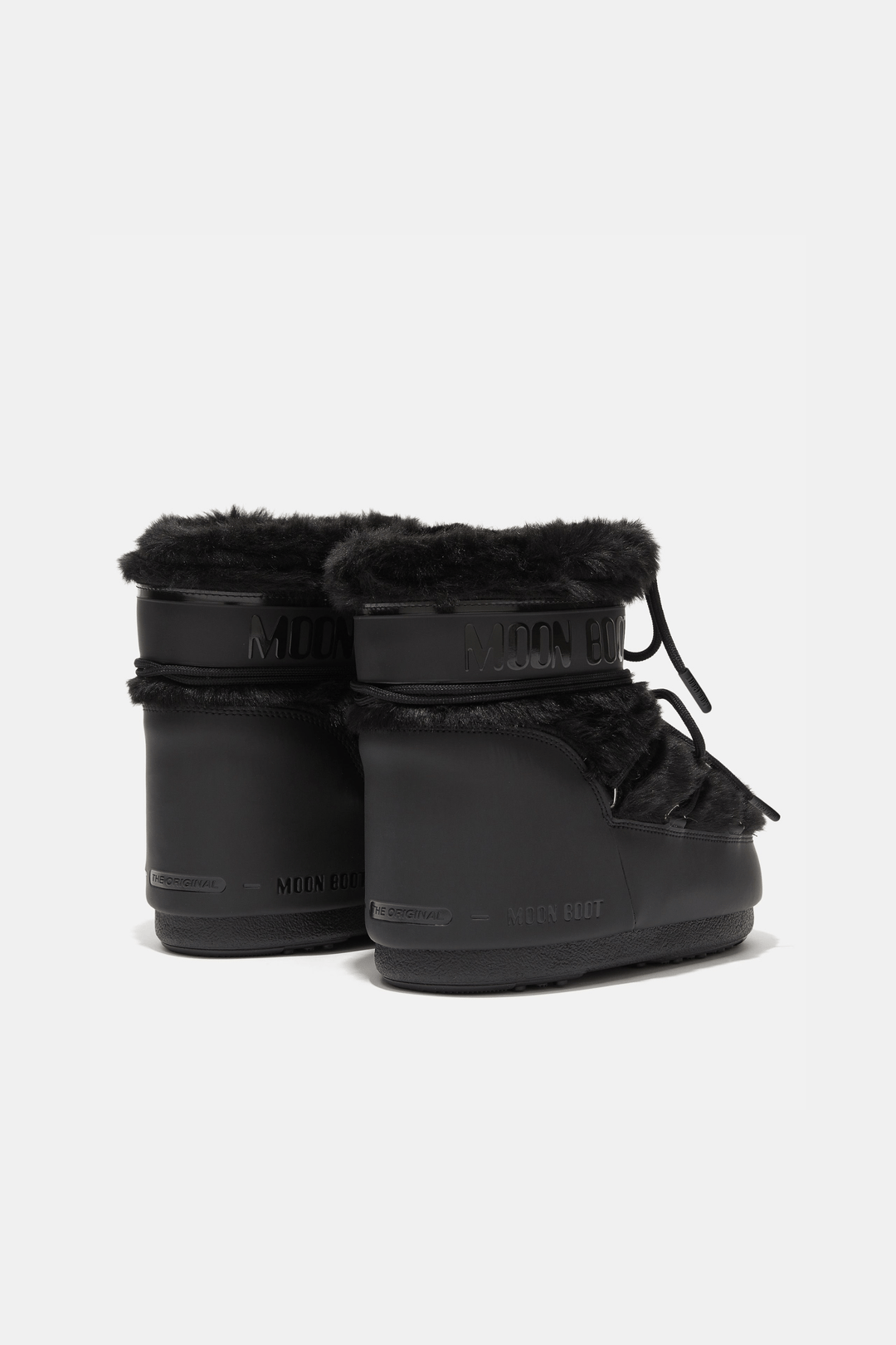 Moon Boots Sko Icon Black Low Faux-Fur Boots