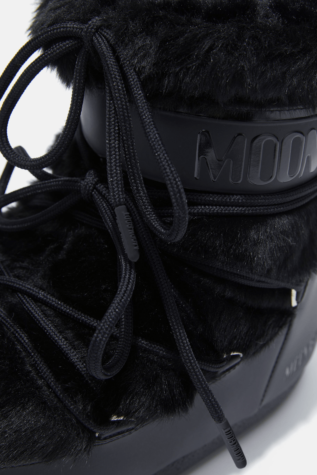 Moon Boots Sko Icon Black Low Faux-Fur Boots