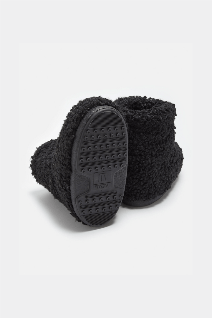 Moon Boots Sko Icon Low Faux Curly Black Boots