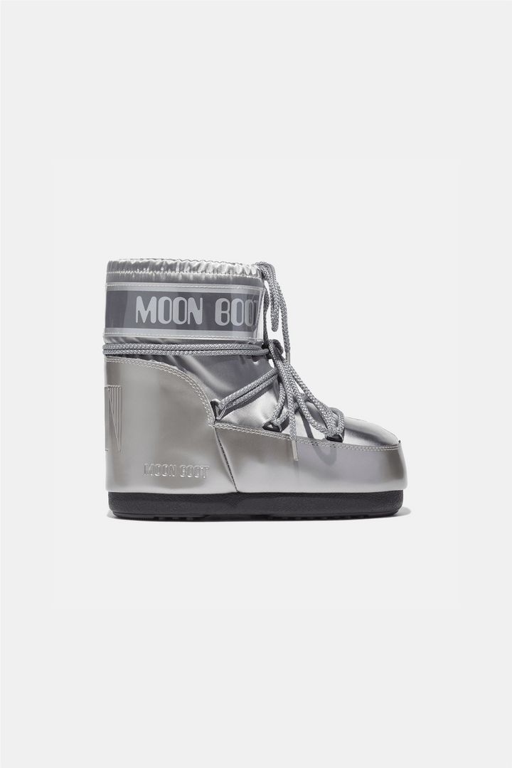 Moon Boots Sko Icon Low Glance Boots Silver