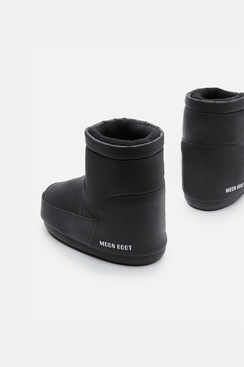 Moon Boots Sko No Lace Black Rubber Boots