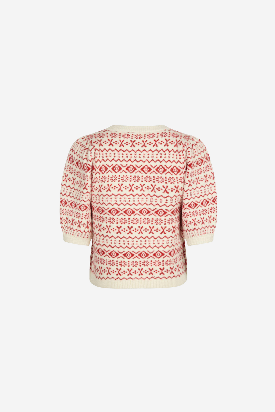 Neo Noir Bluser & Skjorter Abi Vintage Knit Blouse Red