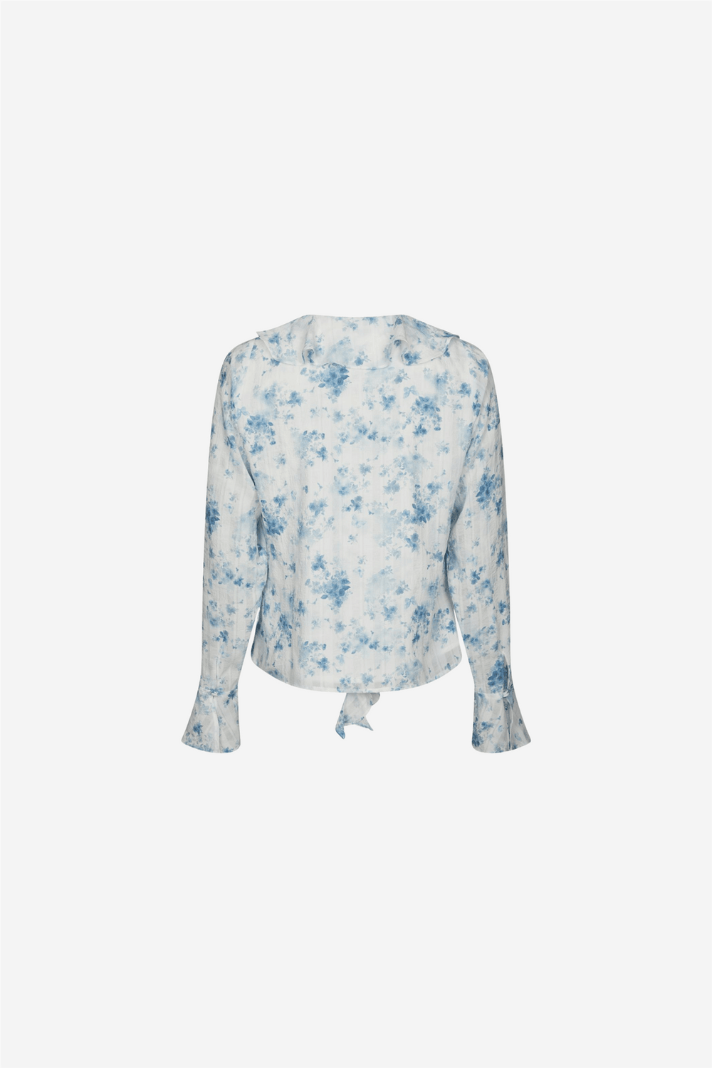 Neo Noir Bluser & Skjorter Anika Fleur Blouse Blue Floral