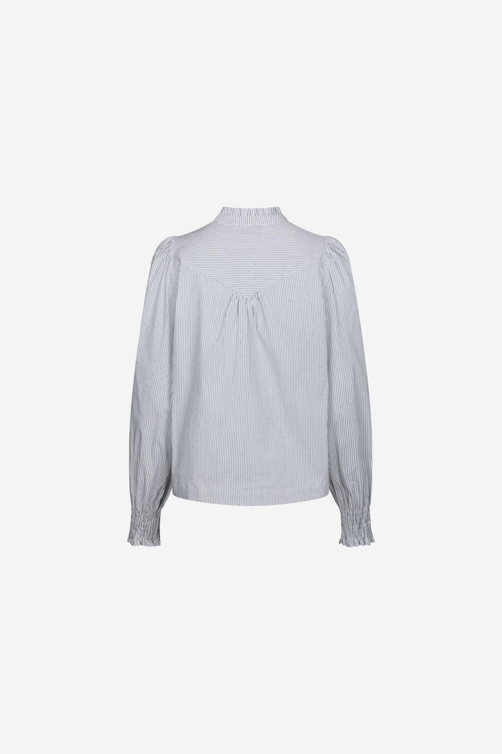 Neo Noir Bluser &amp; Skjorter Astrida Stripe Stone Shirt Blouse