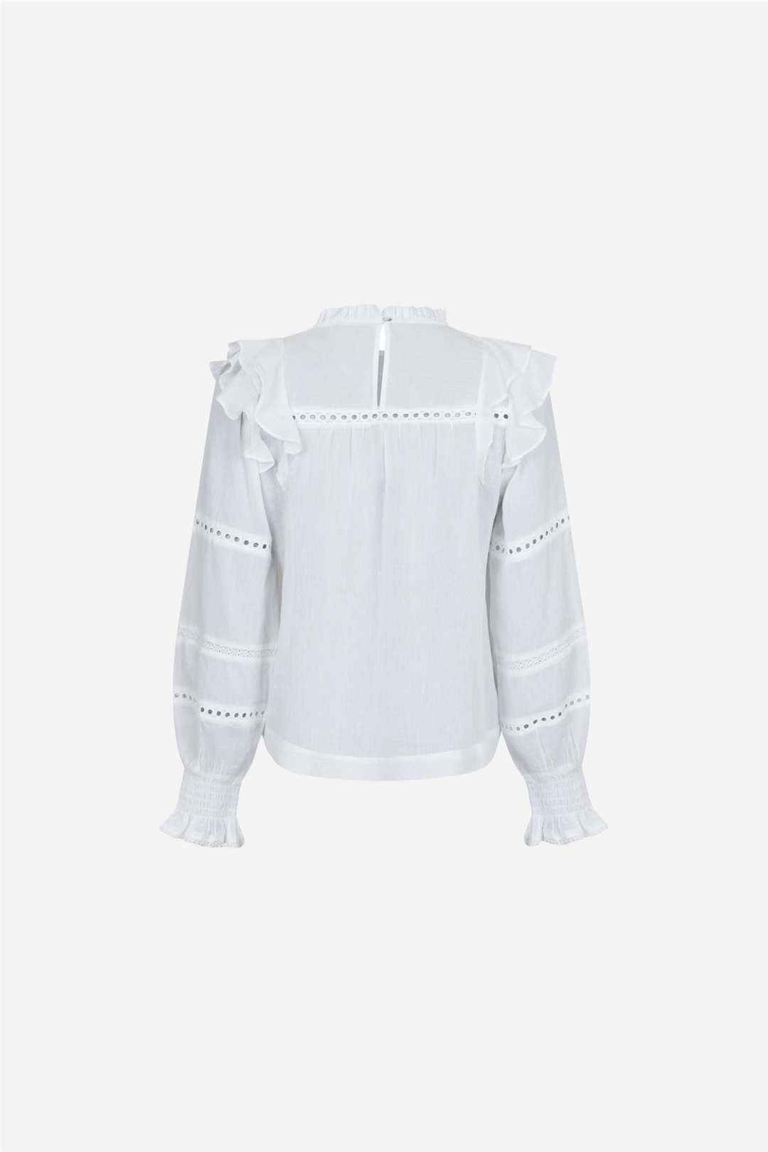 Neo Noir Bluser & Skjorter Aurika S Voile Blouse White
