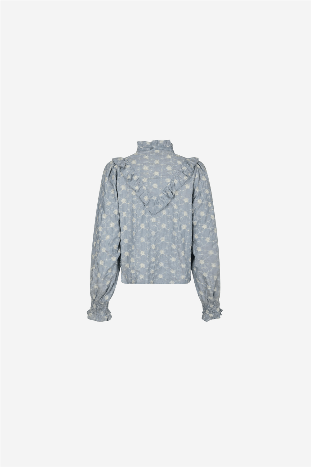 Neo Noir Bluser & Skjorter Degas Delicate Blouse Dusty Blue