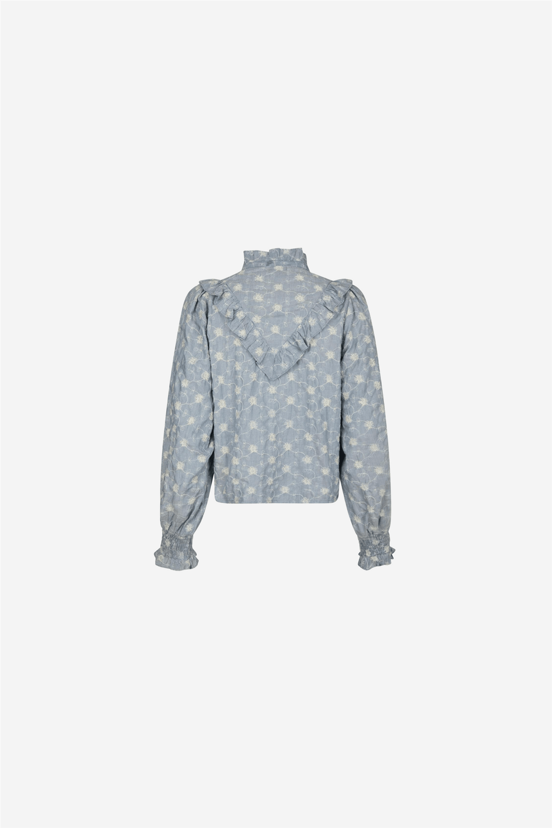 Neo Noir Bluser &amp; Skjorter Degas Delicate Blouse Dusty Blue