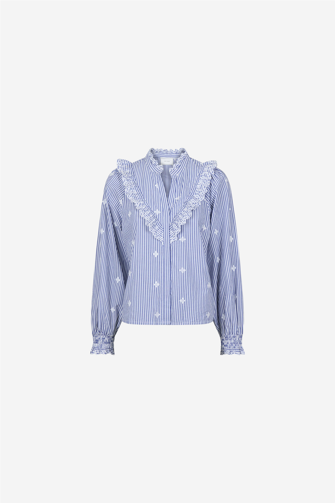 Neo Noir Bluser & Skjorter Degas Stripe Blouse Blue