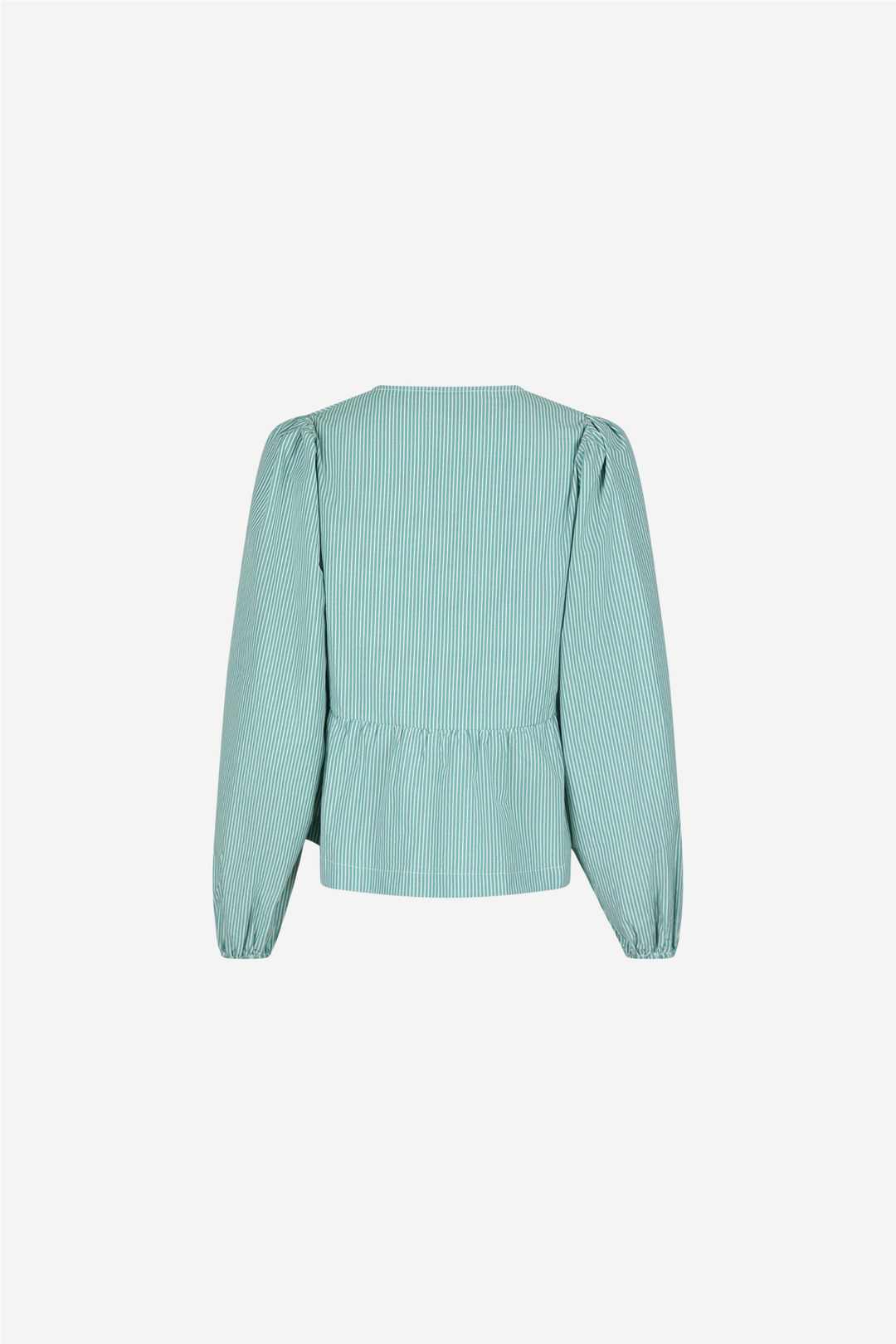 Neo Noir Bluser & Skjorter Esmée Small Stripe Blouse Green