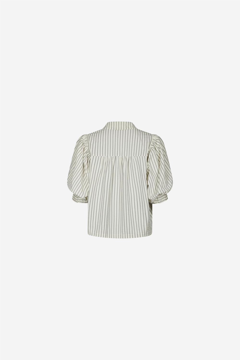 Neo Noir Bluser & Skjorter Etta Slim Stripe Shirt Off White