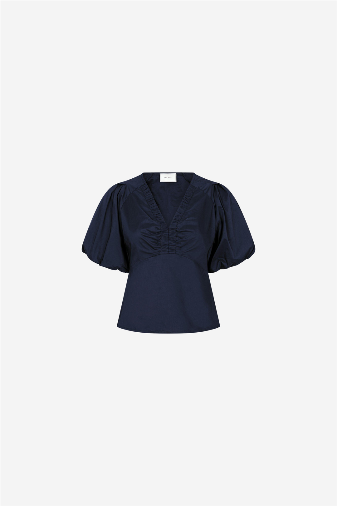 Neo Noir Bluser & Skjorter Irina Poplin Blouse Navy