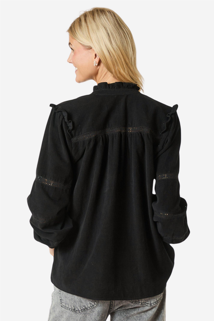 Neo Noir Bluser & Skjorter Isala Corduroy Shirt Black