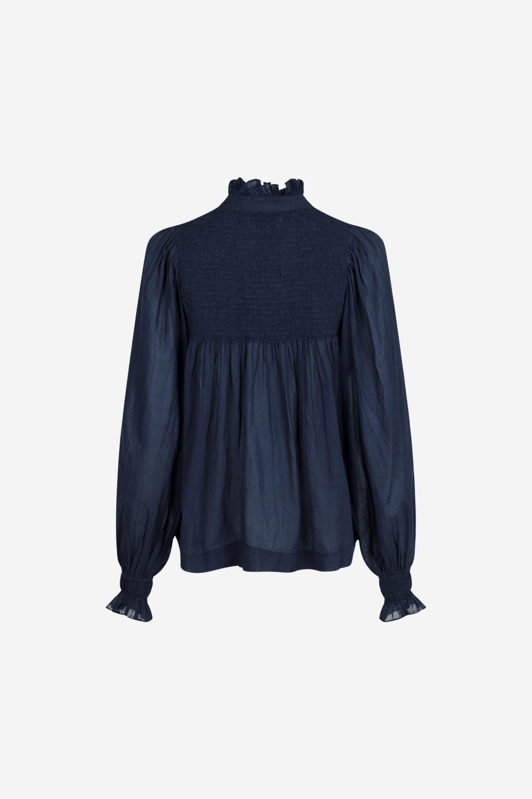 Neo Noir Bluser & Skjorter Jill S Voile Blouse Navy