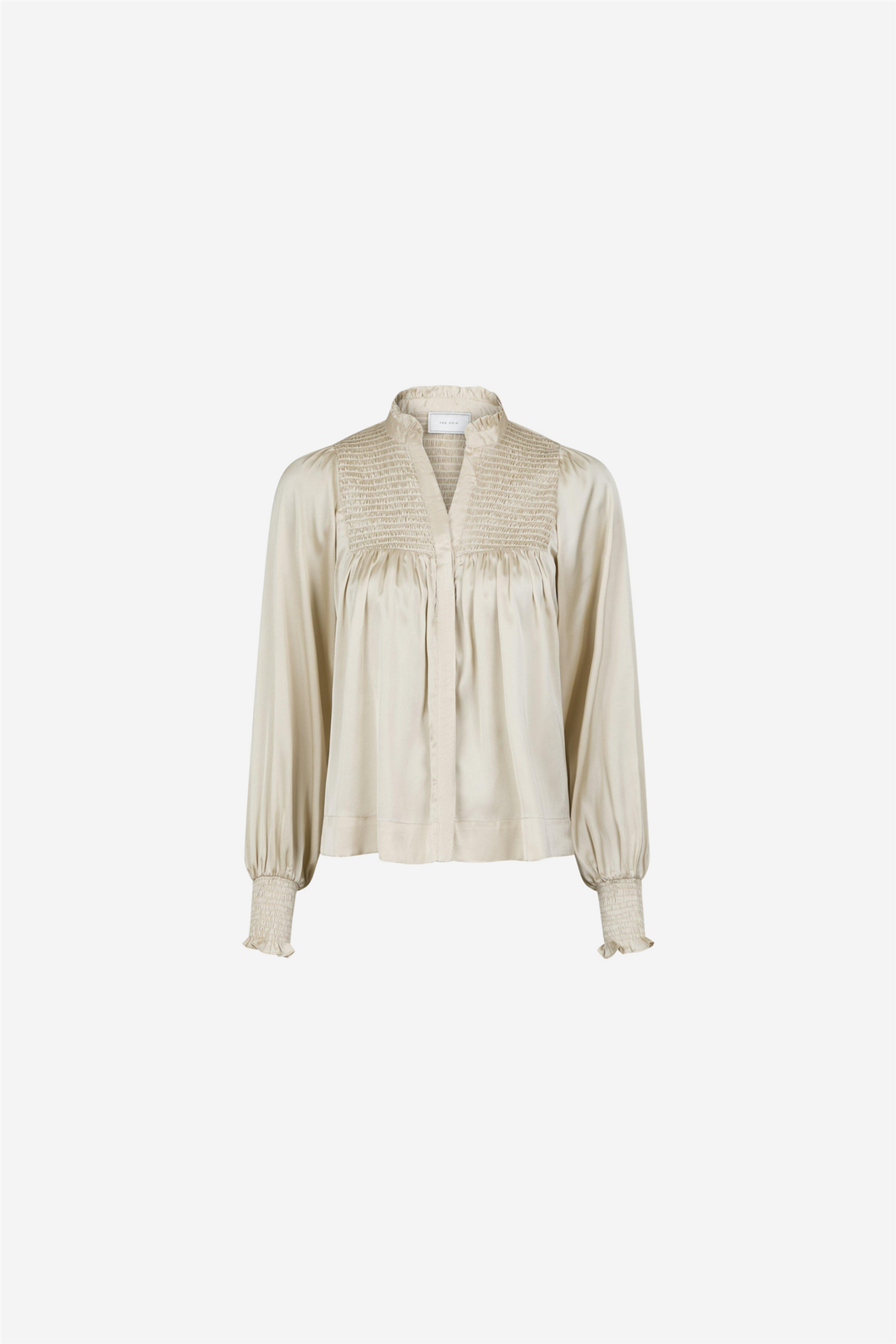 Neo Noir Bluser & Skjorter Jill Smooth Satin Blouse Champagne