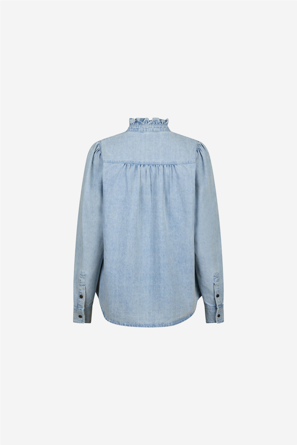 Neo Noir Bluser & Skjorter Justine Denim Shirt Light Blue