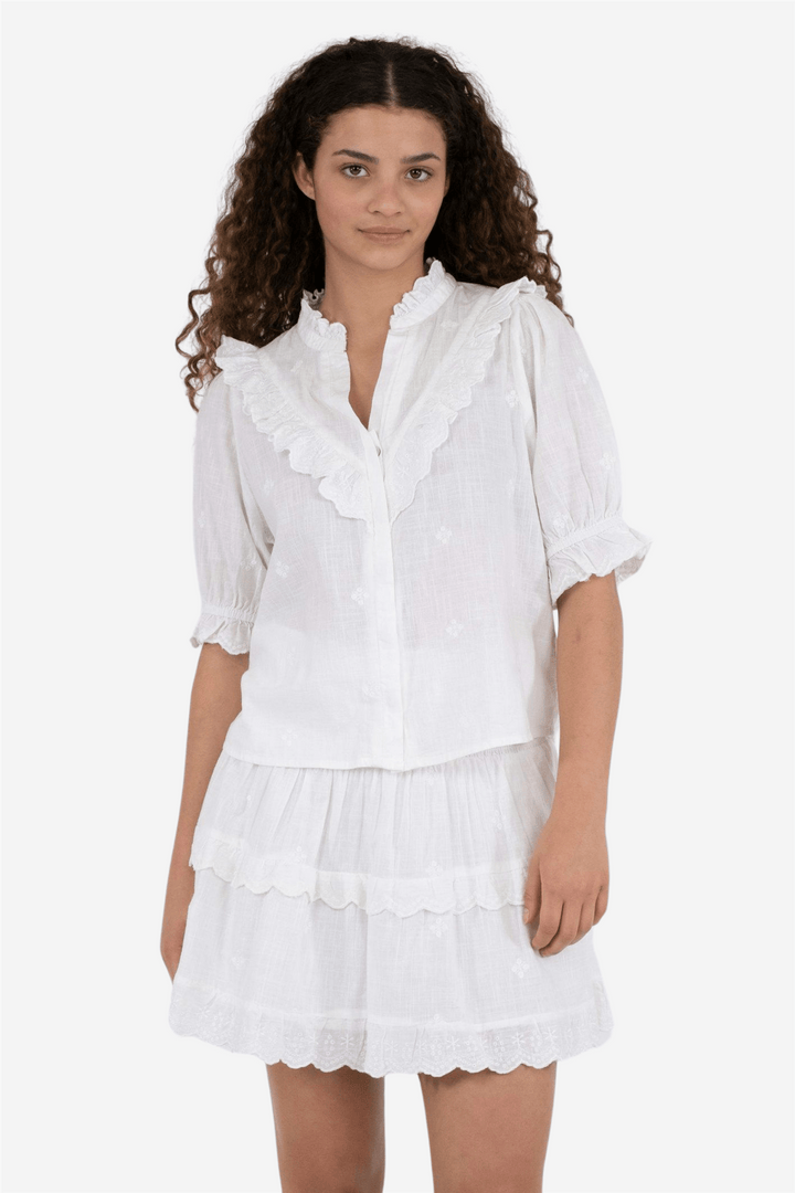 Neo Noir Bluser & Skjorter Manet Blouse White