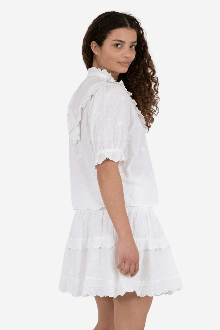Neo Noir Bluser & Skjorter Manet Blouse White